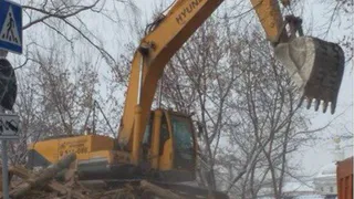 В центре Рязани снесли двухэтажный дом