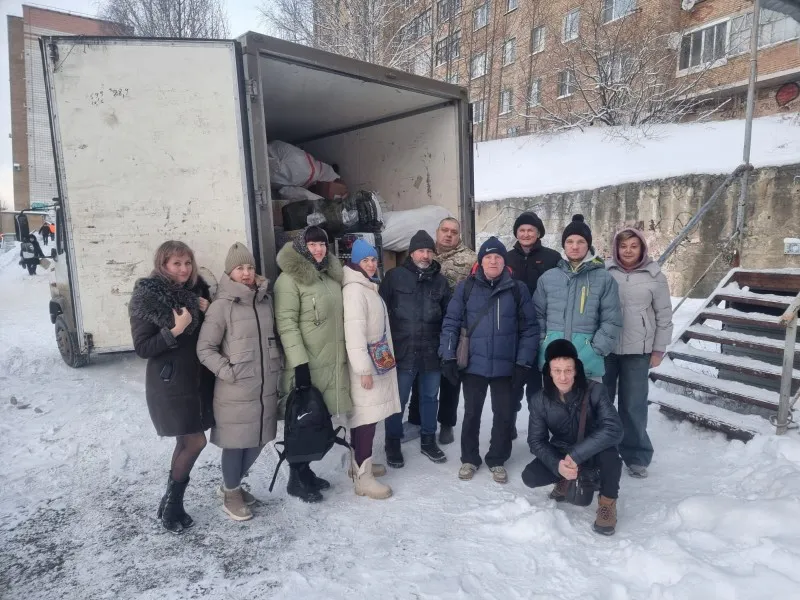 Волонтеры из Коми отправили на фронт 4-тонную партию гумпомощи