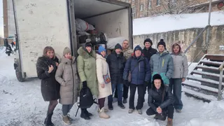 Волонтеры из Коми отправили на фронт 4-тонную партию гумпомощи