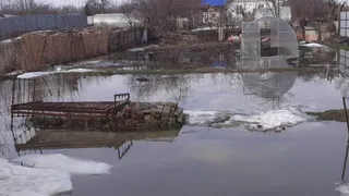 В рязанском Дягилеве затопило улицу Коняева