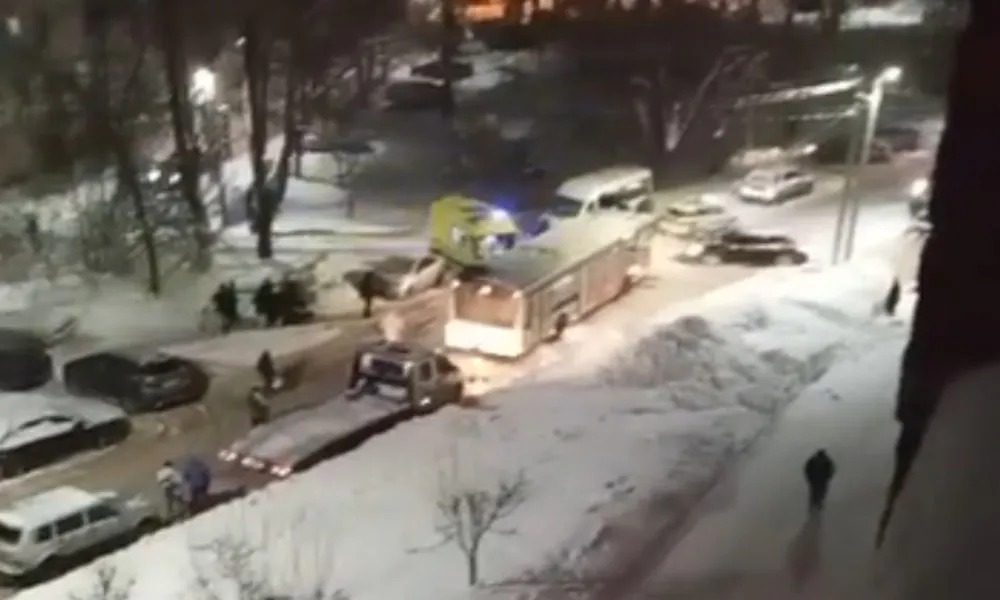 Во Владимире автобус сбил женщину на улице Диктора Левитана