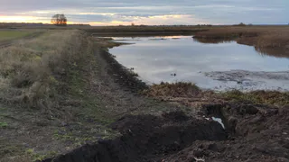 К двум озерам в Рязанской области перекопали дорогу