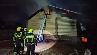 Во Владимире загорелся частный дом на Юрьев-Польском шоссе