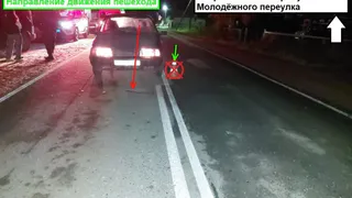 В одном из районов Коми водитель сбил пешехода