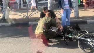 На Первомайском проспекте в Рязани в ДТП попал велосипедист