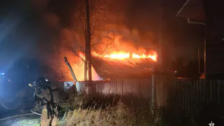 В Коми мужчина погиб во время крупного пожара