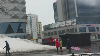 Очевидцы сообщили о прибытии пожарных к "Барсу" на Московском шоссе