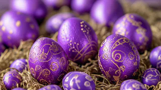Модный сиреневый оттенок для пасхальных яиц: легкий метод окрашивания природными средствами