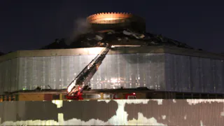 Пожар в цирке удалось потушить около 8 часов вечера