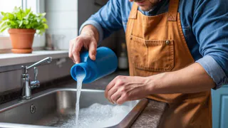 Капнула в слив - и канализация как новенькая: ушлый сантехник раскрыл свой секрет