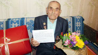 Нижнекамец отметил 95-летний юбилей
