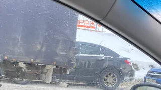 На Куйбышевском шоссе в Рязани произошло массовое ДТП