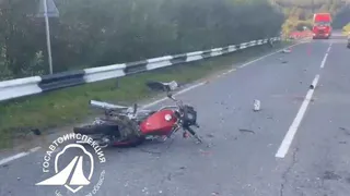 Челябинский мотоциклист влетел в иномарку и погиб