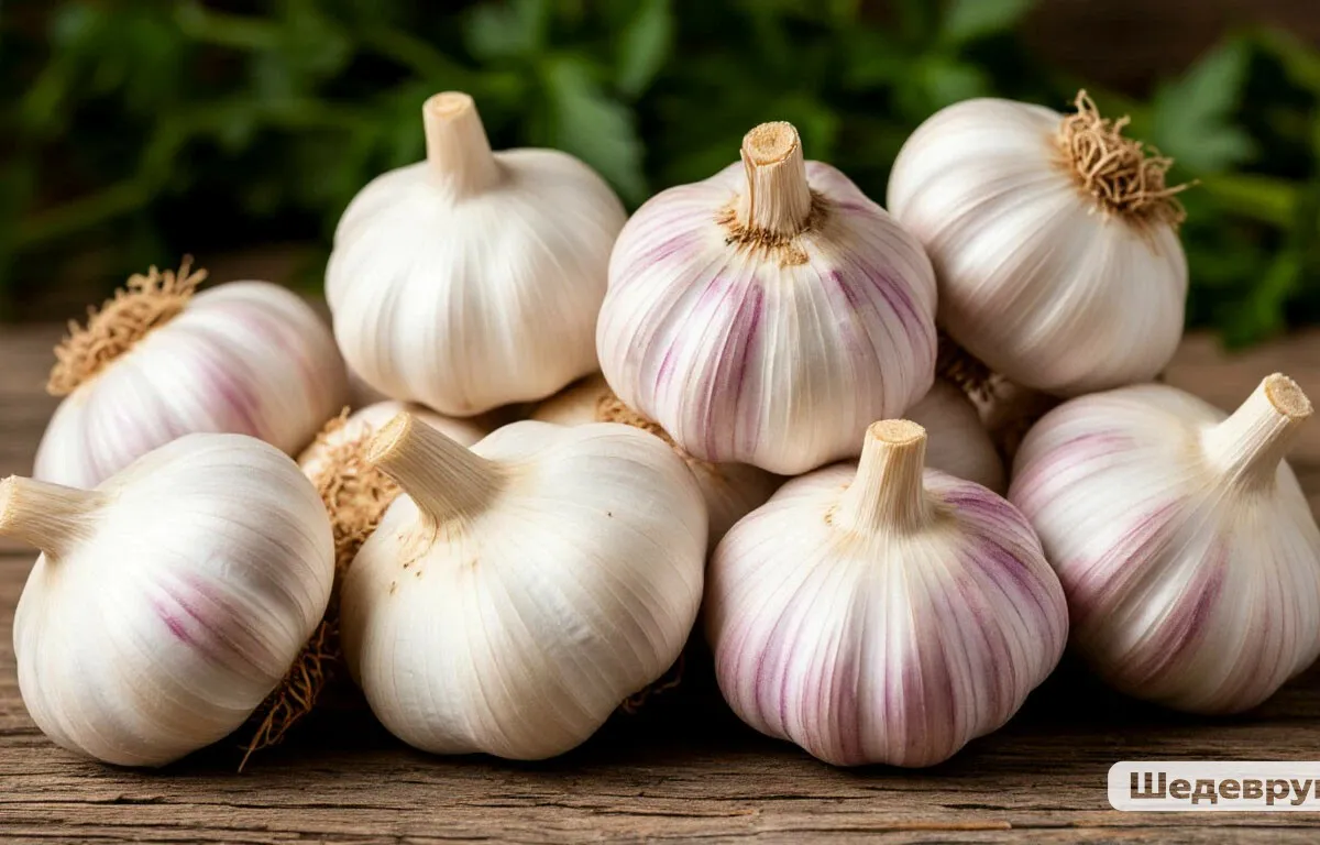 До 25 мая чесноку — обязательно: 40 миллилитров в воду — и головки попрут размером с арбуз, крупными, ядреными и сочными