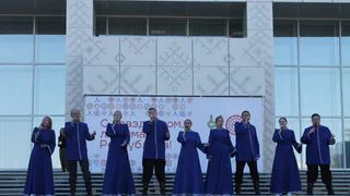 В Усинске отметили День российского флага и День Республики Коми