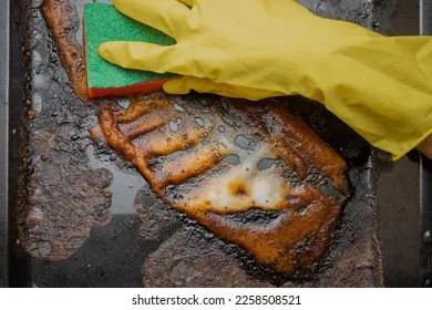 Быстро и эффективно чистим противень