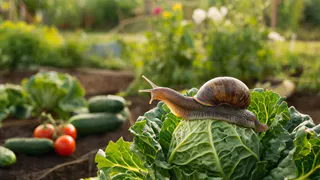 Дачники, записывайте! Высыпаете 1 стакан под куст - и слизни и улитки сбегут галопом: в теплице их больше не будет