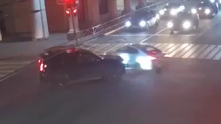 Не пропустила: авария с участием “Тойоты” попала на видео