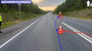 В Коми водитель Volkswagen пошел на обгон и устроил ДТП с Renault Clio