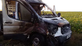 Кабина и капот уничтожены: в Сараевском районе сгорел грузовик