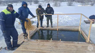 МЧС проверило безопасность 33 купелей для Крещенских купаний в регионе