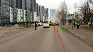 В Сыктывкаре пожилая автоледи сбила пенсионерку на пешеходном переходе