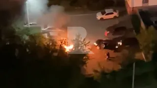 Видео: ночью в Рязани взорвалась машина