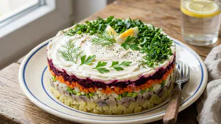 Такую «шубу» всегда ем весной и худею — селёдка в лёгком варианте, а вкус нереально потрясный