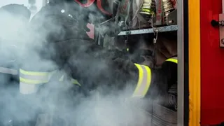 20 октября воспламенилось производственное здание в поселке Ручей Ковровского района