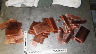 Сотрудники Юрьев-Польского предприятия обвиняются в краже 115 килограммов медной вырубки