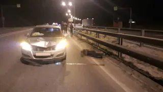 На трассе М5 «Урал» водитель «Опеля» насмерть сбил пешехода
