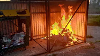 В Удмуртии участились поджоги мусорных площадок