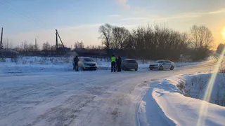 На Прижелезнодорожной улице столкнулись две иномарки