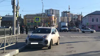 В центре Рязани Kia Sportage сбила 20-летнего пешехода