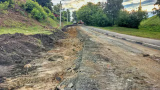 Улица Кремлевский вал будет перекрыта еще около двух недель