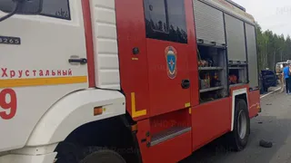 В Гусь-Хрустальном районе спасатели деблокировали водителя из авто после ДТП