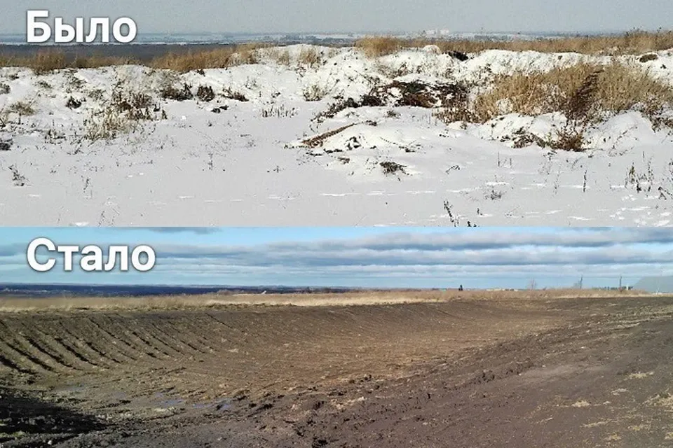 В Тетюшском районе ликвидирована незаконная свалка площадью в 3 200 квадратных метров