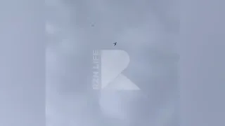 Жители Шацкого района засняли в небе беспилотник