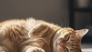 Язык тела: зачем кошка заваливается набок как подстреленная, когда вы приходите