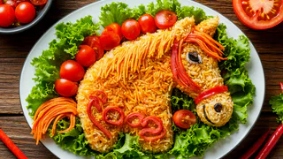 Встречу Огненную Лошадь с салатом «Пегас»: лёгкий и праздничный - обязательно притянет в дом удачу