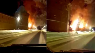 В Суздале произошел пожар рядом со Спасо-Евфимиевым монастырем