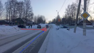 В Коми две иномарки не смогли поделить дорогу