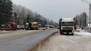 На трассе М-7 в Ковровском районе образовалась серьёзная пробка из-за серии ДТП