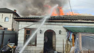 В Александрове пожар охватил 285 квадратных метров жилого дома