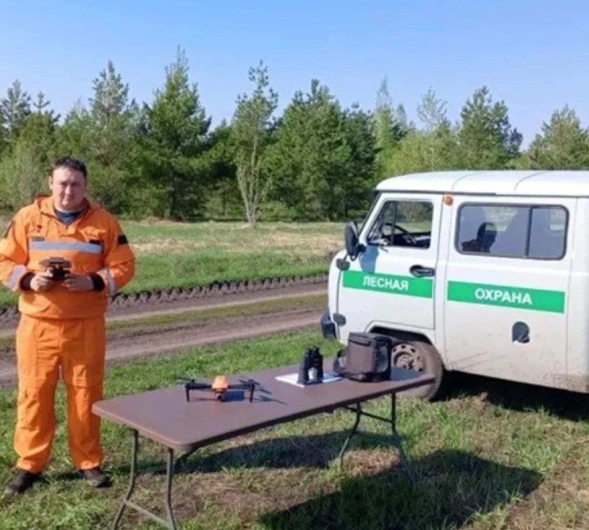 В Пензенской области начали следить за лесными пожарами с помощью дронов