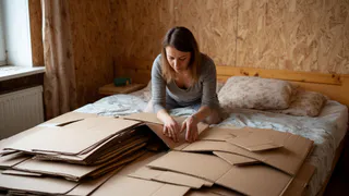 Соседи не верят, что у меня нет сорняков: весной накрываю грядки картоном — и забываю о прополке на все лето