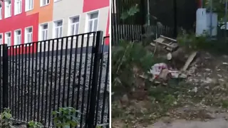 Не хватило бюджета, чтобы вывезти мусор: вокруг новой школы в Горроще образовалась помойка