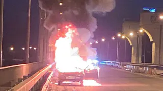 На Северной окружной в Рязани горела LADA Priora