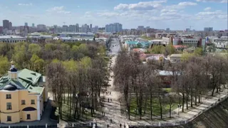 Появилось видео, снятое с Соборной колокольни Рязанского кремля