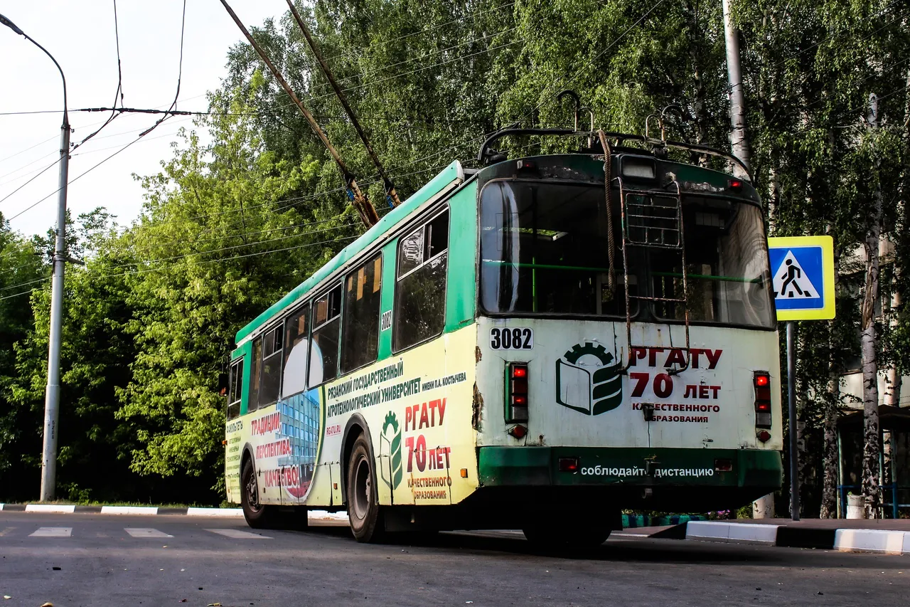 В Рязани возобновили движение троллейбуса №3. Правда, горожанам его сложно дождаться